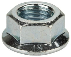 Value Collection - 3/4-10, 1-1/2" Flange Diam, Serrated Flange Nut - Grade Grade 2 Steel, Zinc-Plated Finish, 0.675" Flange Height - A1 Tooling