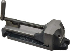 Cardinal Tool - 4" Jaw Opening Capacity x 1-1/2" Throat Depth, Horizontal Drill Press Vise - 4" Wide Jaw, Stationary Base, Rapid Action, 11-1/2" OAL x 2-7/8" Overall Height, Steel - A1 Tooling