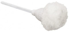 PRO-SOURCE - 12" OAL Toilet Bowl Mop - Acrylic Bristles, 2" Bristle Length, 13" Plastic Handle, White - A1 Tooling