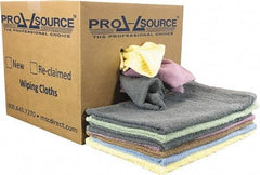 PRO-SOURCE - Virgin Cotton Car Wash Towels - Assorted Colors, Terry Cloth, Low Lint, 10 Lbs. at 2 to 4 per Pound, Box - A1 Tooling