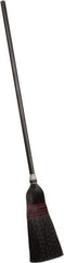 PRO-SOURCE - 60" OAL Polypropylene Bristle Corn Broom - Wood Handle, Water Resistance - A1 Tooling