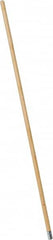 PRO-SOURCE - 54" Wood Female Thread Mop Handle - 1-1/8" Handle Diam, Metal Connector, Use with Wet Mops - A1 Tooling