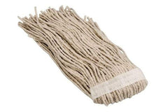 PRO-SOURCE - 5" Red Head Band, Small Cotton Cut End Mop Head - 4 Ply, Side Loading Connection, Use for General Purpose - A1 Tooling