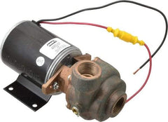 American Machine & Tool - 12 Volt, 1/8 hp, 3/4 Inlet, Bronze Utility Pump - 12.5 Max Head Pressure, 3/4 Inch Outlet - A1 Tooling