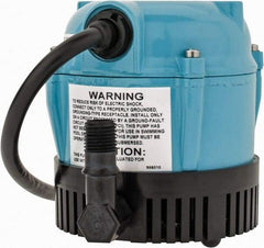 Little Giant Pumps - 1/200 HP, 3 psi, Aluminum Miniature Submersible Pump - 1/4 Inch Outlet, 6 Ft. Long Power Cord, 1.1 Amp - A1 Tooling