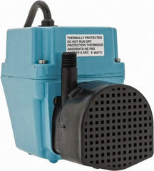 Little Giant Pumps - 1/40 HP, 5.1 psi, Aluminum Miniature Submersible Pump - 1/4 Inch Outlet, 6 Ft. Long Power Cord, 1.7 Amp - A1 Tooling