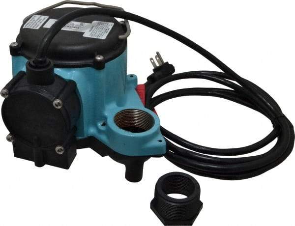 Little Giant Pumps - 1/3 hp, 115 Amp Rating, 115 Volts, Integral Diaphragm Operation, Dewatering Pump - Cast Iron Housing - A1 Tooling