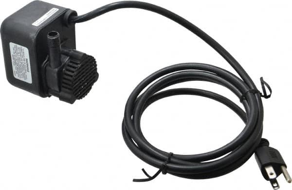 Little Giant Pumps - 1/125 HP, 3 psi, Aluminum Miniature Submersible Pump - 1/4 Inch Inlet, 1/2 Inch Outlet, 6 Ft. Long Power Cord, 0.6 Amp - A1 Tooling