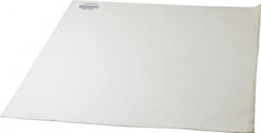 Made in USA - 12" Long, 12" Wide, Silicone Rubber Foam Sheet - 50 to 60 Durometer, White, -20 to 500°F, 640 psi Tensile Strength, Adhesive Backing, Stock Length - A1 Tooling