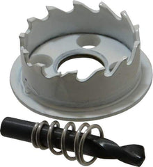 Lenox - 1-1/2" Diam, 1/2" Cutting Depth, Hole Saw - Carbide-Tipped Saw, Toothed Edge - A1 Tooling