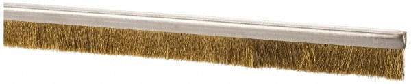 PRO-SOURCE - 5/16" Back Strip Brush Width, Stainless Steel Back Strip Brush - 1" Bristle Length, Stainless Steel, 72" OAL - A1 Tooling