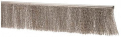 PRO-SOURCE - 5/16" Back Strip Brush Width, Stainless Steel Back Strip Brush - 4" Bristle Length, Stainless Steel, 36" OAL - A1 Tooling