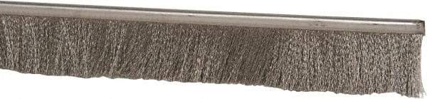 PRO-SOURCE - 5/16" Back Strip Brush Width, Stainless Steel Back Strip Brush - 2" Bristle Length, Stainless Steel, 72" OAL - A1 Tooling