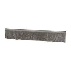 PRO-SOURCE - 1/2" Back Strip Brush Width, Stainless Steel Back Strip Brush - 1" Bristle Length, Stainless Steel, 36" OAL - A1 Tooling