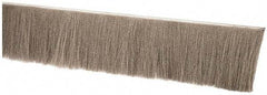 PRO-SOURCE - 1/2" Back Strip Brush Width, Stainless Steel Back Strip Brush - 4" Bristle Length, Stainless Steel, 36" OAL - A1 Tooling