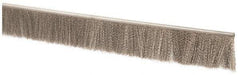 PRO-SOURCE - 1/2" Back Strip Brush Width, Stainless Steel Back Strip Brush - 2" Bristle Length, Stainless Steel, 72" OAL - A1 Tooling