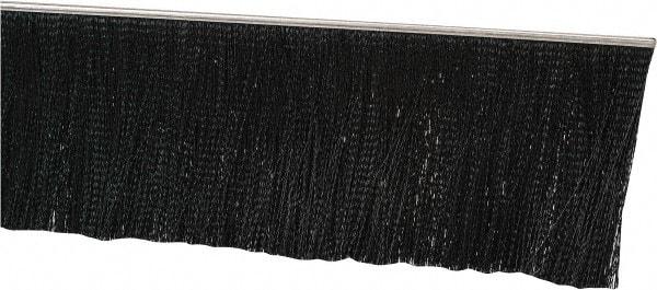 PRO-SOURCE - 5/16" Back Strip Brush Width, Stainless Steel Back Strip Brush - 6" Bristle Length, Nylon, 36" OAL - A1 Tooling