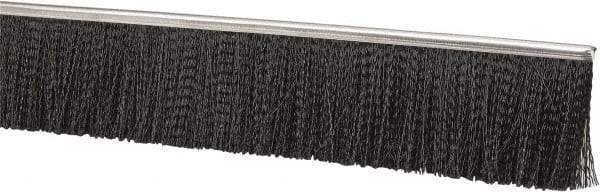 PRO-SOURCE - 5/16" Back Strip Brush Width, Stainless Steel Back Strip Brush - 3" Bristle Length, Nylon, 72" OAL - A1 Tooling