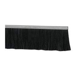 PRO-SOURCE - 1/2" Back Strip Brush Width, Metal Black Nylon Strip Brush - 3" Bristle Length, Nylon, 36" OAL - A1 Tooling