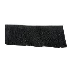 PRO-SOURCE - 1/2" Back Strip Brush Width, Metal Black Nylon Strip Brush - 6" Bristle Length, Nylon, 36" OAL - A1 Tooling