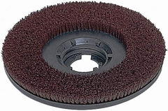 Made in USA - 20" Diam Scrubbing Brush - 18" Machine, 1-1/2" Trim Length, Polypropylene - A1 Tooling