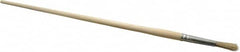 PRO-SOURCE - #5 Pig/Boar Artist's Paint Brush - 9/32" Wide, 1-1/8" Bristle Length, 11" Wood Handle - A1 Tooling