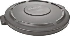 Rubbermaid - Round Lid for Use with 10 Gal Round Trash Cans - Gray, Polyethylene, For 2632 Brute Trash Cans - A1 Tooling