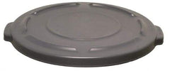 Rubbermaid - Round Lid for Use with 20 Gal Round Trash Cans - Gray, Plastic, For 2620 Brute Trash Cans - A1 Tooling