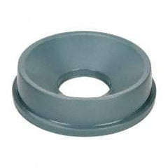 Rubbermaid - Round Lid for Use with 22 Gal Round Trash Cans - Gray, Polyethylene, For Untouchable Trash Cans - A1 Tooling