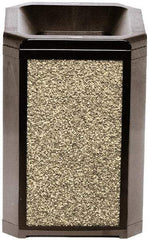 Rubbermaid - 50 Gal Beige Square Trash Can - Steel, 46-1/2" High x 26" Long x 26" Wide - A1 Tooling