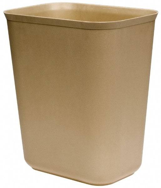 Rubbermaid - 7 Qt Beige Rectangle Trash Can - Fiberglass, 10-3/4" High x 6-3/8" Wide - A1 Tooling