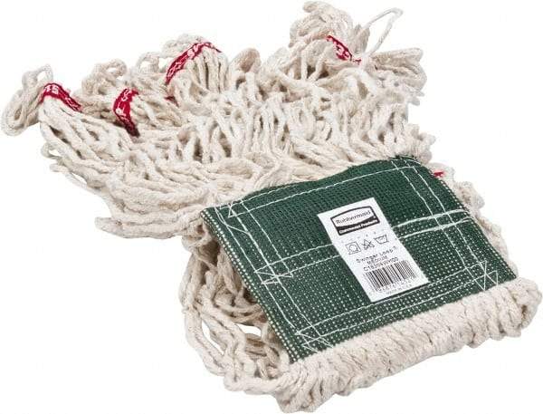 Rubbermaid - 5" Green Head Band, Medium Blended Fiber Loop End Mop Head - 4 Ply, Clamp Jaw Connection, Use for General Purpose - A1 Tooling