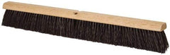 PRO-SOURCE - 30" Heavy Duty Polypropylene Push Broom - 3-1/4" Bristle Length, Wood Block, Threaded Handle Connection, Handle Sold Separately - A1 Tooling