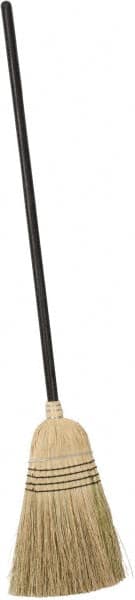 PRO-SOURCE - 56" OAL Corn Bristle Broom - Wood Handle - A1 Tooling