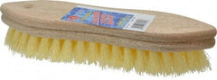 PRO-SOURCE - 1" Bristle Length, Polypropylene Scrub Brush - 9" OAL, Hardwood Block - A1 Tooling