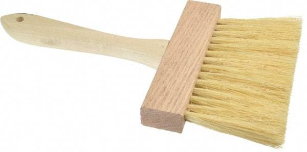 PRO-SOURCE - Tampico Surface Preparation Kalsomine Brush - 3" Bristle Length, 6" Wide, Wood Handle - A1 Tooling