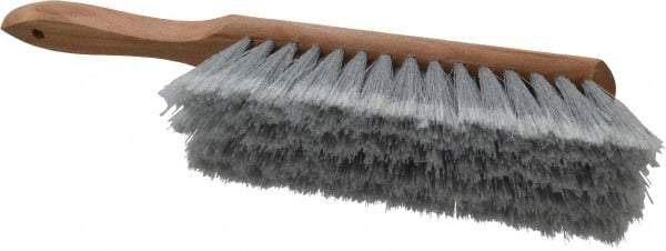 PRO-SOURCE - Plastic Counter Duster - 2-1/2" Bristle Length, 8" Long Head, Hardwood Handle, Gray - A1 Tooling