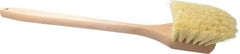 PRO-SOURCE - 2" Bristle Length, Tampico Utility Scrub Brush - 20" OAL, Hardwood Block - A1 Tooling