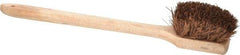 PRO-SOURCE - 2" Bristle Length, Palmyra Utility Scrub Brush - 20" OAL, Hardwood Block - A1 Tooling