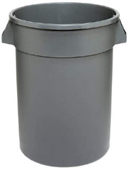 Continental - 32 Gal Gray Round Trash Can - Polyethylene - A1 Tooling