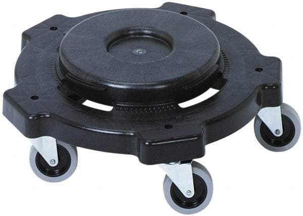 Continental - Round Polyethylene Twist-On Trash Can Dolly - Compatible with 20, 32, 44 & 55 Gal Containers, Compatible with Huskee 2000, 3200, 4444, 5500 - A1 Tooling