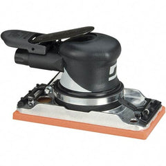 Dynabrade - 10,000 OPM, 16 CFM Air Consumption, Palm Air Orbital Sander - Rectangular Pad, 1/4 NPT Inlet - A1 Tooling