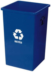 Continental - 25 Gal Blue Square Recycling Container - Polyethylene - A1 Tooling