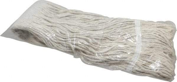 PRO-SOURCE - 5" White Head Band, Large Cotton Cut End Mop Head - 4 Ply, Clamp Jaw Connection, Use for General Purpose - A1 Tooling