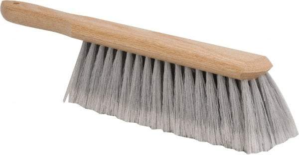 PRO-SOURCE - Plastic Counter Duster - 2-1/2" Bristle Length, 9" Long Head, Hardwood Handle, Gray - A1 Tooling