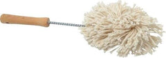 Made in USA - Cotton Food Service Brush - 11" Long x 3" Wide Head, 3-1/2" OAL, Ivory, Wood Block - A1 Tooling