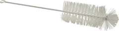 Made in USA - Synthetic Food Service Brush - 9-1/2" Long x 2-3/8" Wide Head, 5-1/2" OAL, White, Wire Block - A1 Tooling