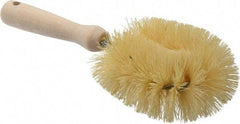 Made in USA - Tampico Food Service Brush - 3-1/2" x 3-1/2" Long x 3-1/2" Wide Head, 3-1/2" OAL, White, Wood Block - A1 Tooling