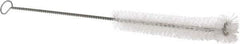 PRO-SOURCE - 1/2" Diam Nylon Tube Brush - 8" OAL, 3" Head Length, Wire Handle - A1 Tooling