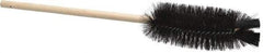 PRO-SOURCE - 2-3/8" Diam Bristle Bottle Brush - 16" OAL, 5" Head Length, Wood Handle - A1 Tooling